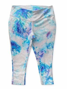 MPG Blue and Purple Cropped Leggings